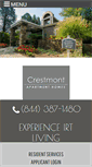 Mobile Screenshot of crestmontapartments.net